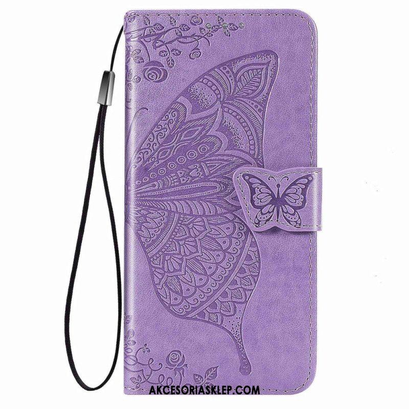 Etui Folio do Xiaomi 12 Lite Barokowy Motyl