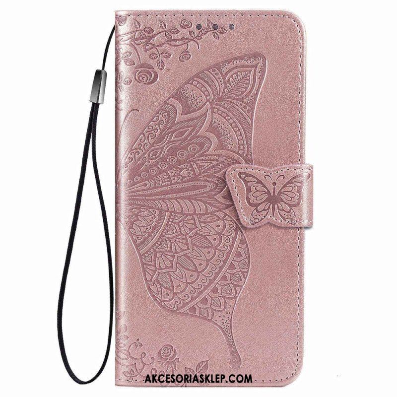 Etui Folio do Xiaomi 12 Lite Barokowy Motyl