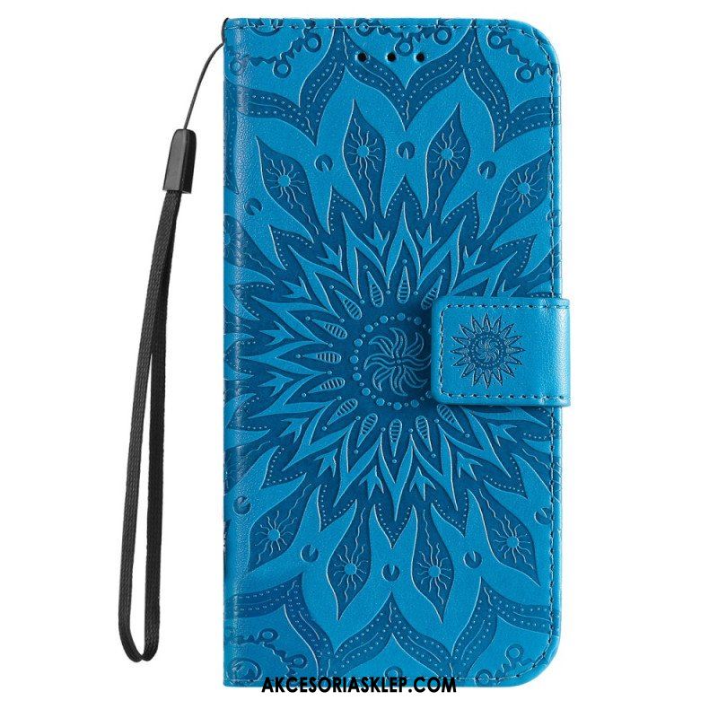 Etui Folio do Xiaomi 12 Lite Mandala Sun Ze Smyczą