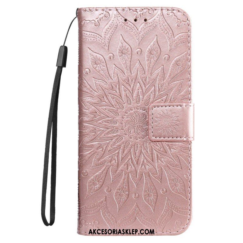 Etui Folio do Xiaomi 12 Lite Mandala Sun Ze Smyczą