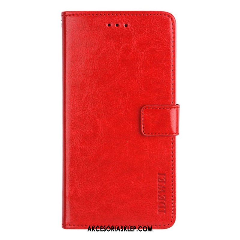 Etui Folio do Xiaomi 12 Pro Imitacja Skóry Idewei