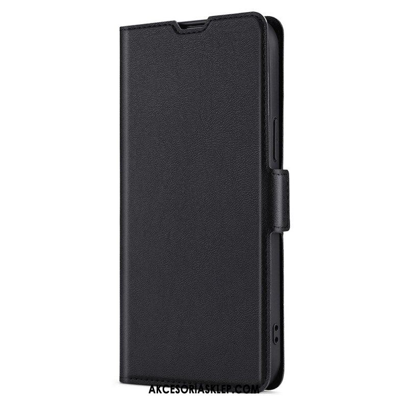 Etui Folio do Xiaomi 12 Pro Styl Z Bardzo Delikatnej Skóry