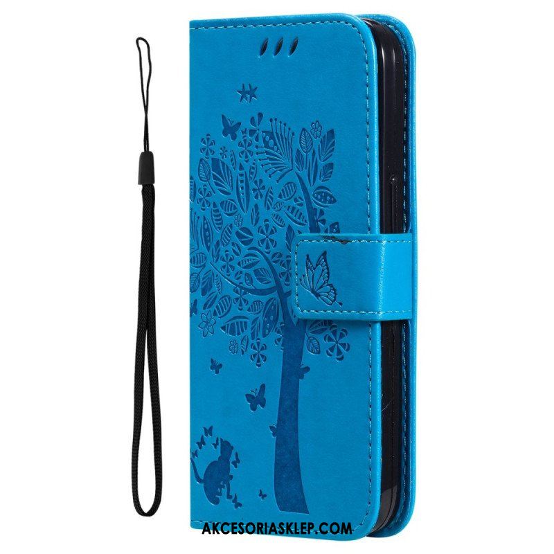 Etui Folio do Xiaomi 12T / 12T Pro Kot Pod Drzewem