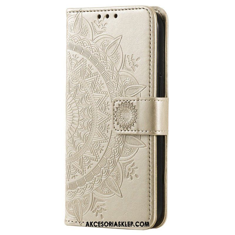 Etui Folio do Xiaomi 12T / 12T Pro Mandala Sun Ze Smyczą