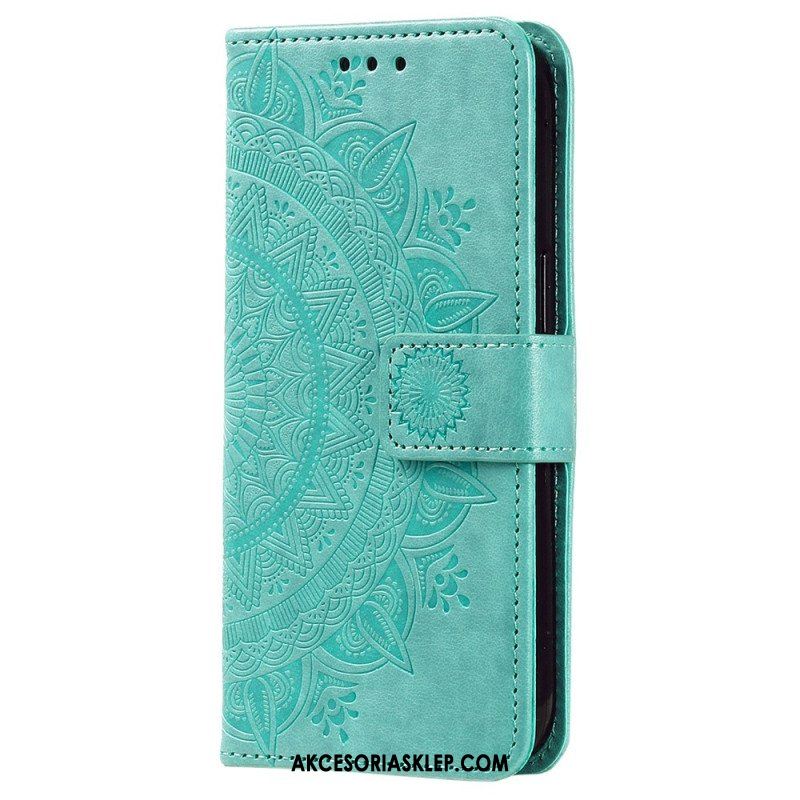 Etui Folio do Xiaomi 12T / 12T Pro Mandala Sun Ze Smyczą