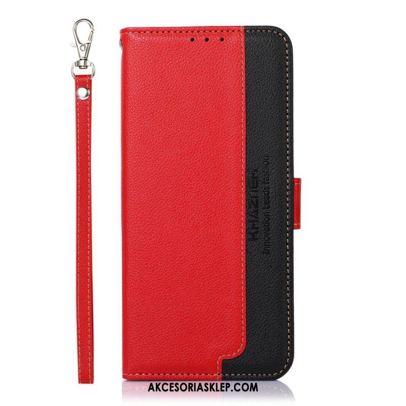 Etui Folio do Xiaomi 12T / 12T Pro Rfid Khazneh W Stylu Liczi