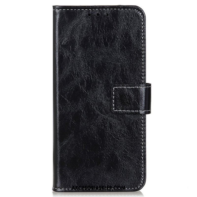 Etui Folio do Xiaomi 12T / 12T Pro Sztuczna Skóra Lakierowana