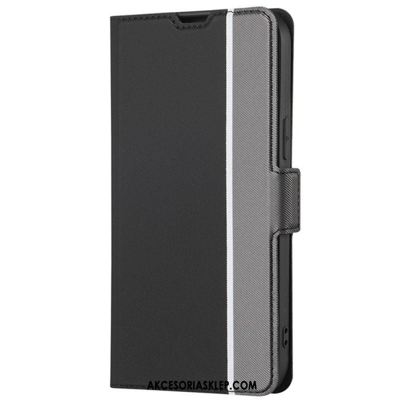 Etui Folio do Xiaomi 12T / 12T Pro Ultra Cienki Dwukolorowy