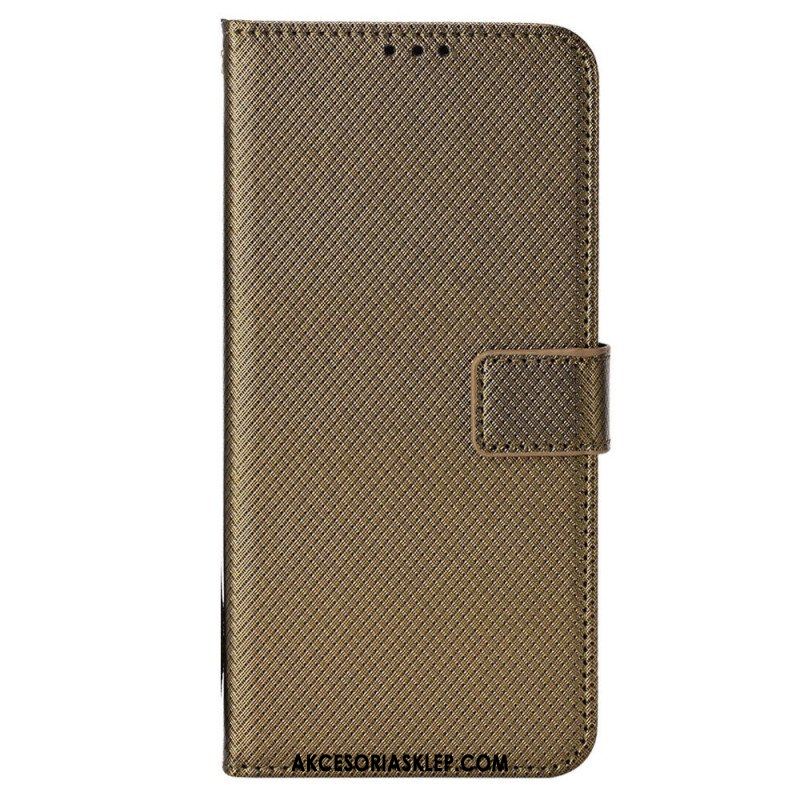 Etui Folio do Xiaomi 12T / 12T Pro z Łańcuch Pasek Ze Sztucznej Skóry