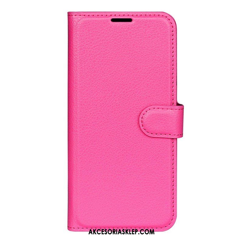 Etui Folio do Xiaomi 13 Klasyczna Sztuczna Skóra Liczi