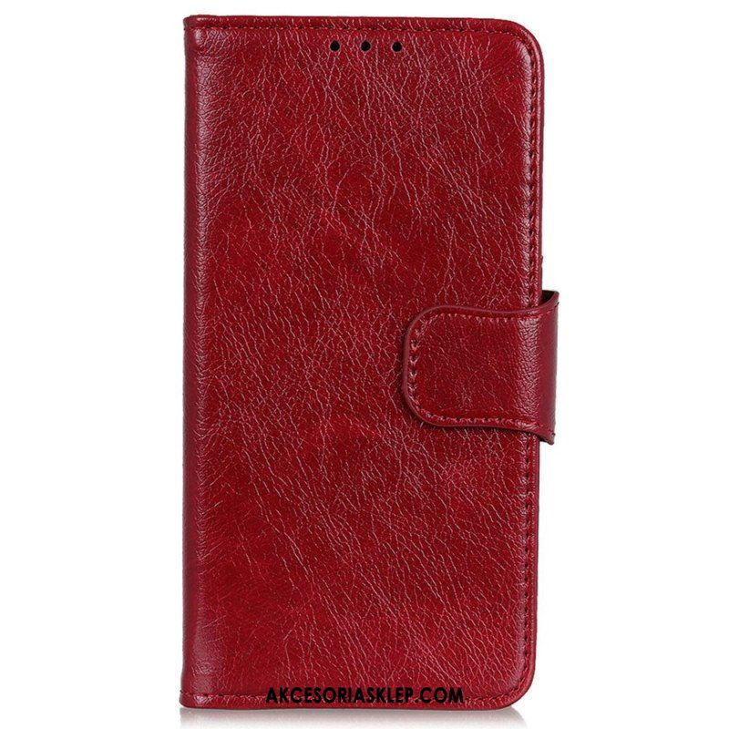 Etui Folio do Xiaomi 13 Lite Dwoina Skóry Nappa