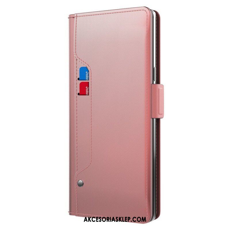 Etui Folio do Xiaomi 13 Pro Zdejmowane Lusterko I Uchwyt Na Kartę
