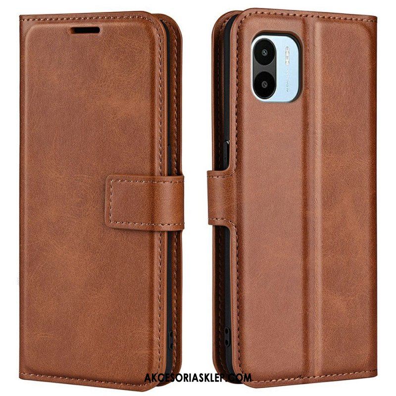 Etui Folio do Xiaomi Redmi A1 Ekstremalnie Cienki Efekt Skóry