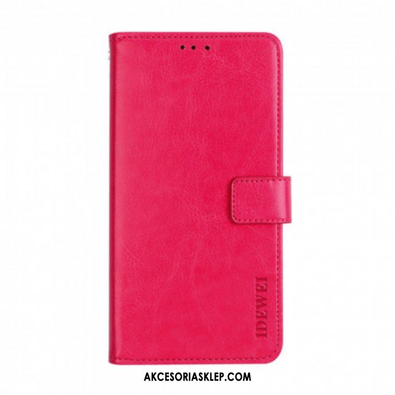 Etui Folio do Xiaomi Redmi Note 10 / 10S Imitacja Skóry Idewei