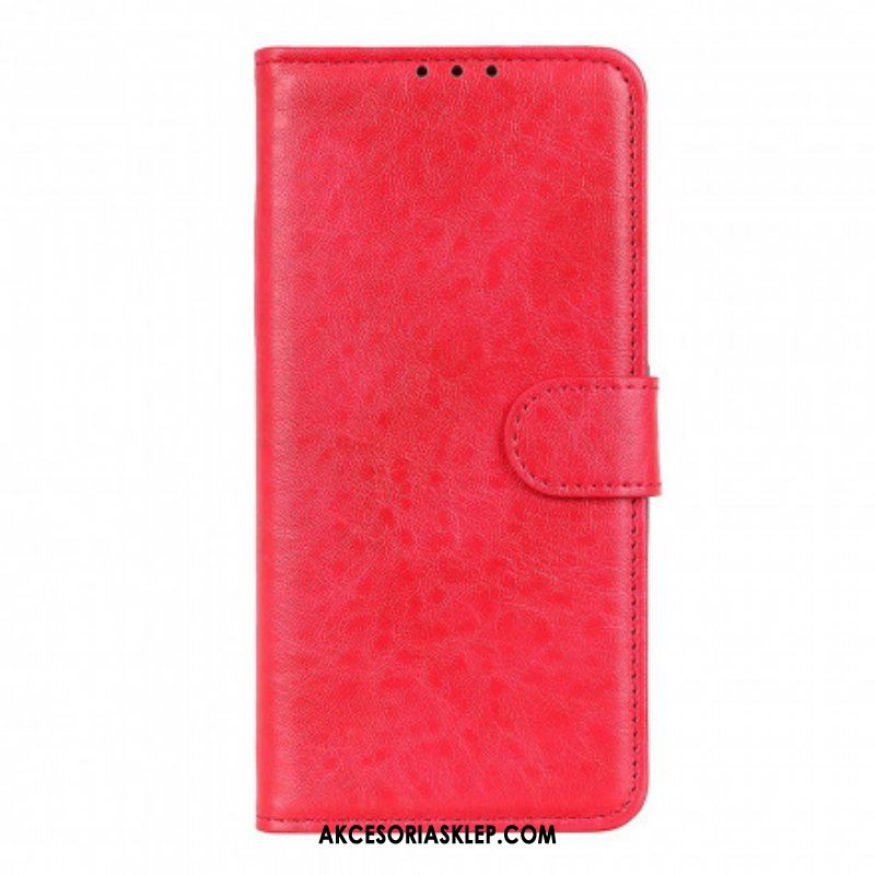 Etui Folio do Xiaomi Redmi Note 10 / 10S Teksturowana Sztuczna Skóra