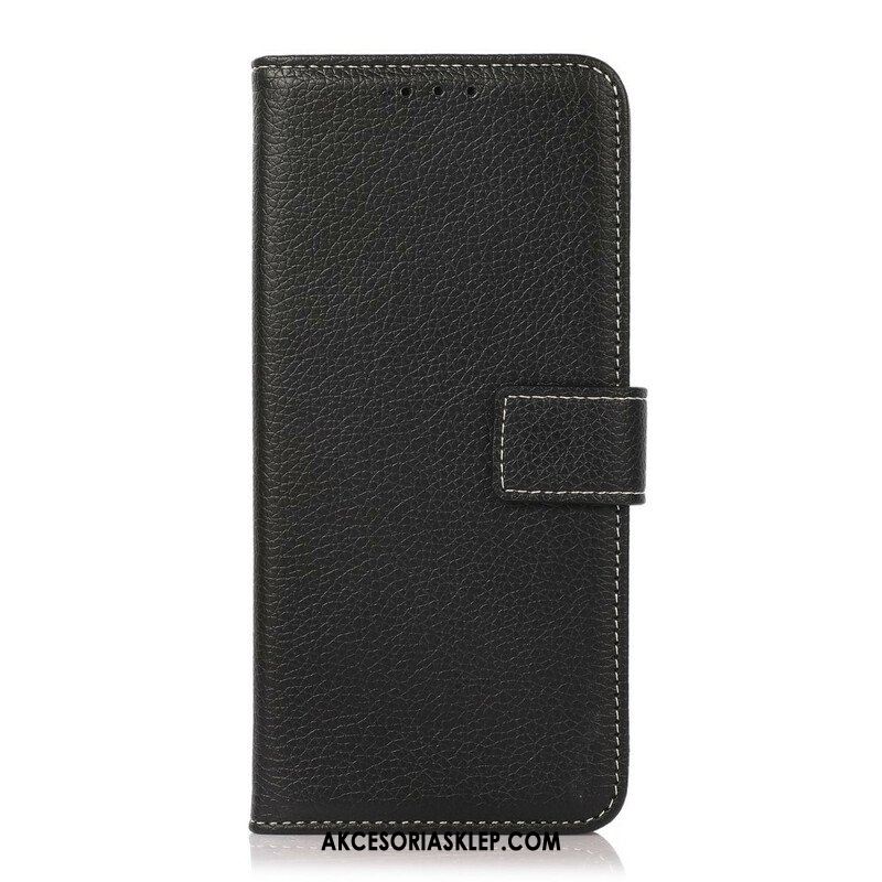 Etui Folio do Xiaomi Redmi Note 10 5G Tekstura Liczi