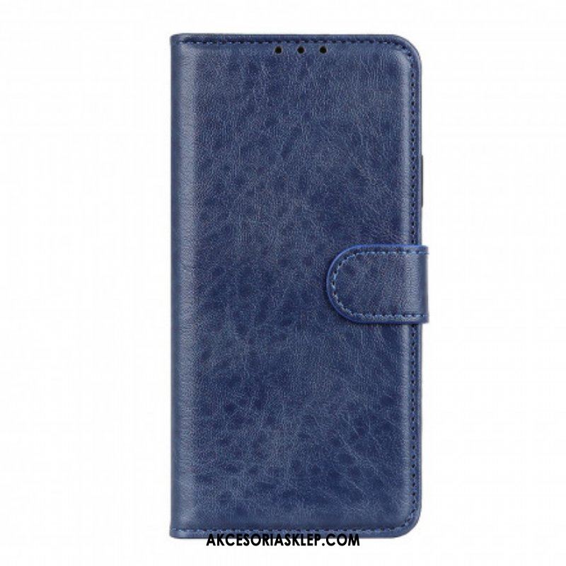 Etui Folio do Xiaomi Redmi Note 10 Pro Teksturowana Sztuczna Skóra