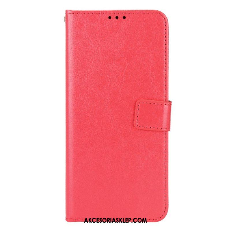 Etui Folio do Xiaomi Redmi Note 11 / 11S Błyszcząca Sztuczna Skóra