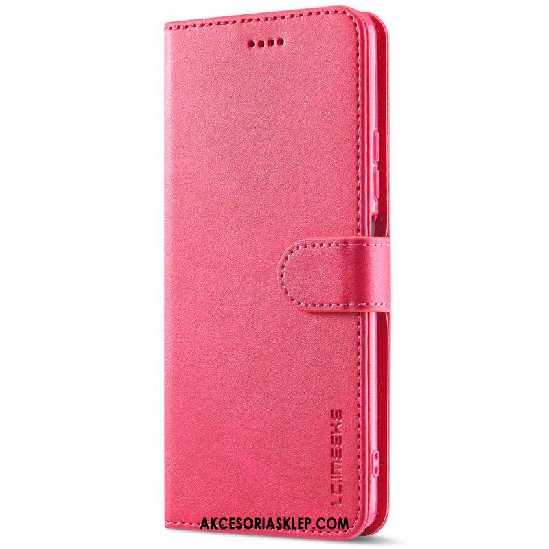 Etui Folio do Xiaomi Redmi Note 11 / 11S Lc.imeeke Efekt Skóry