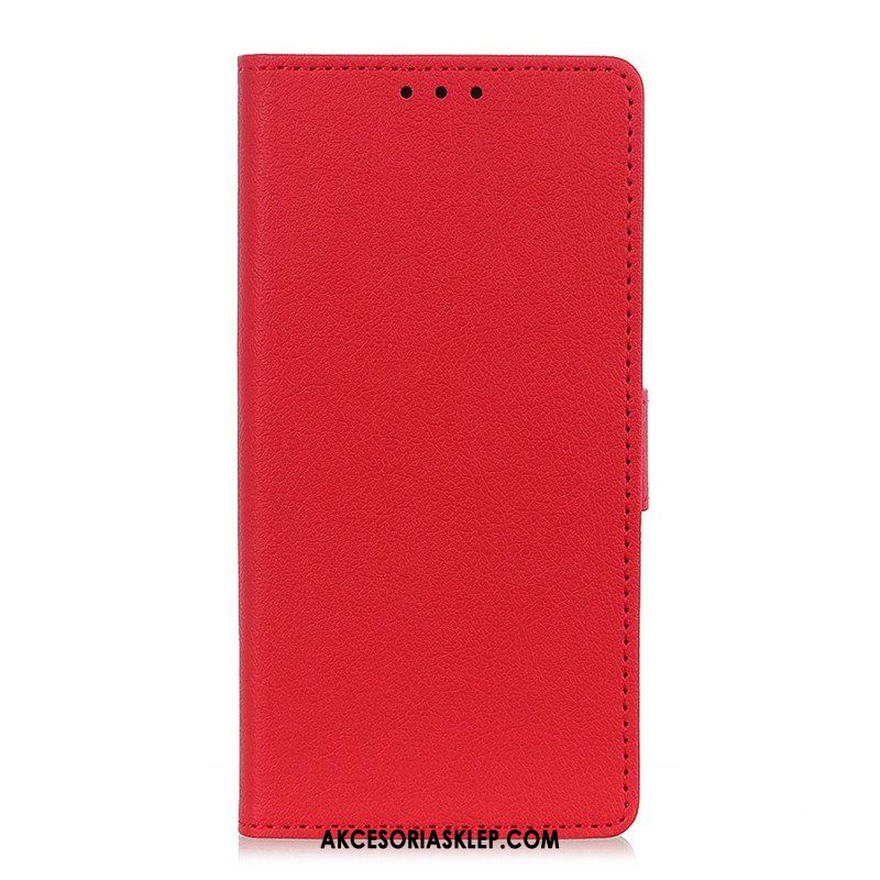 Etui Folio do Xiaomi Redmi Note 11 Pro Plus 5G Klasyczny Efekt Skóry