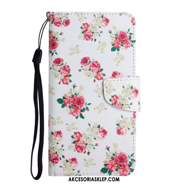 Etui Folio do Xiaomi Redmi Note 11 Pro Plus 5G Kwiaty Liberty Royal