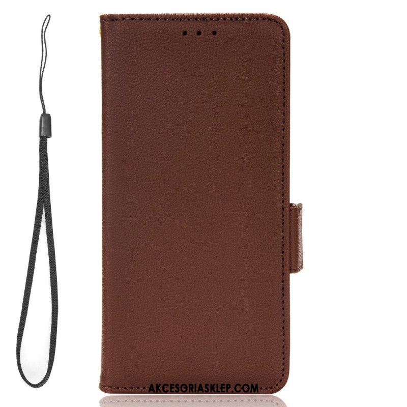 Etui Folio do Xiaomi Redmi Note 12 4G Bardzo Dobrze Ze Smyczą