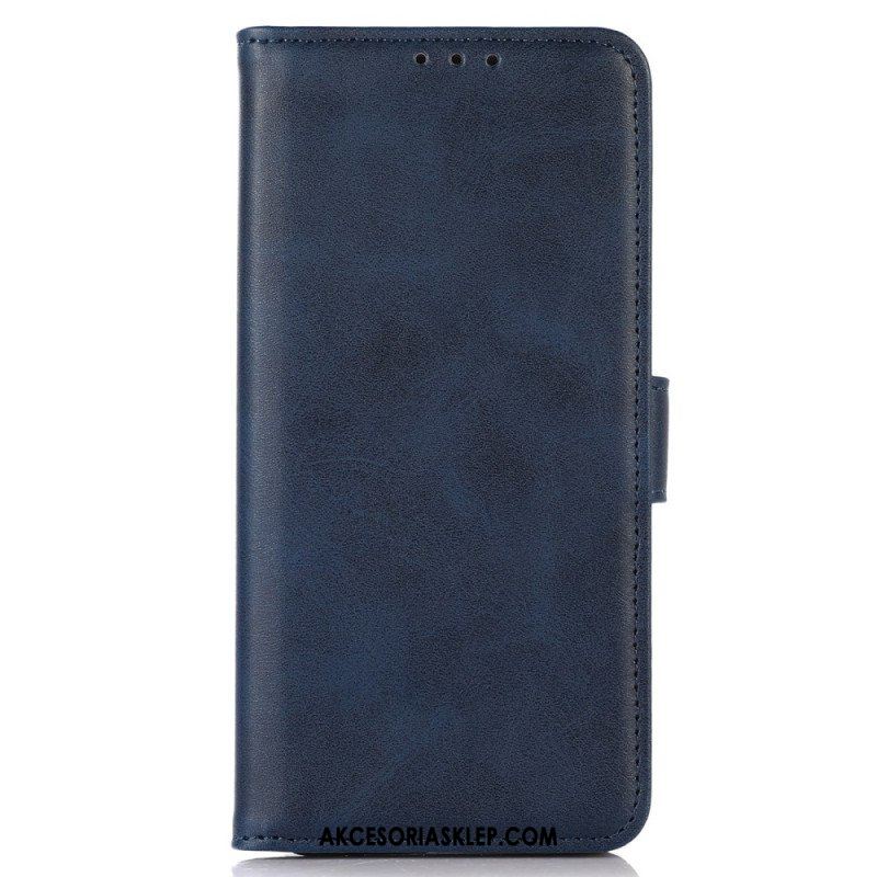 Etui Folio do Xiaomi Redmi Note 12 4G Efekt Skóry