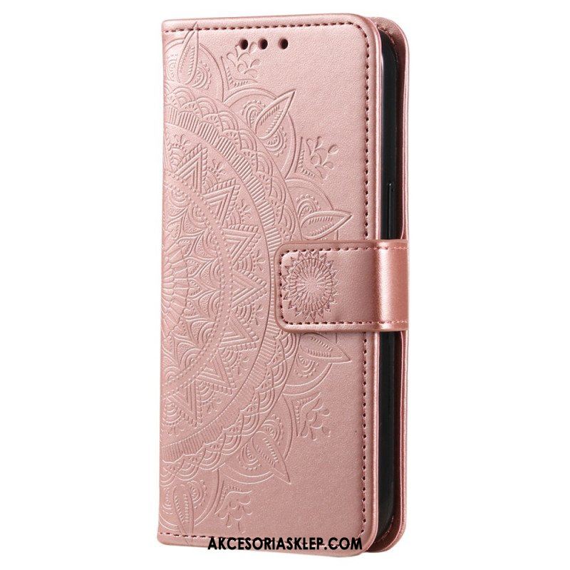 Etui Folio do Xiaomi Redmi Note 12 4G Mandala Sun Ze Smyczą