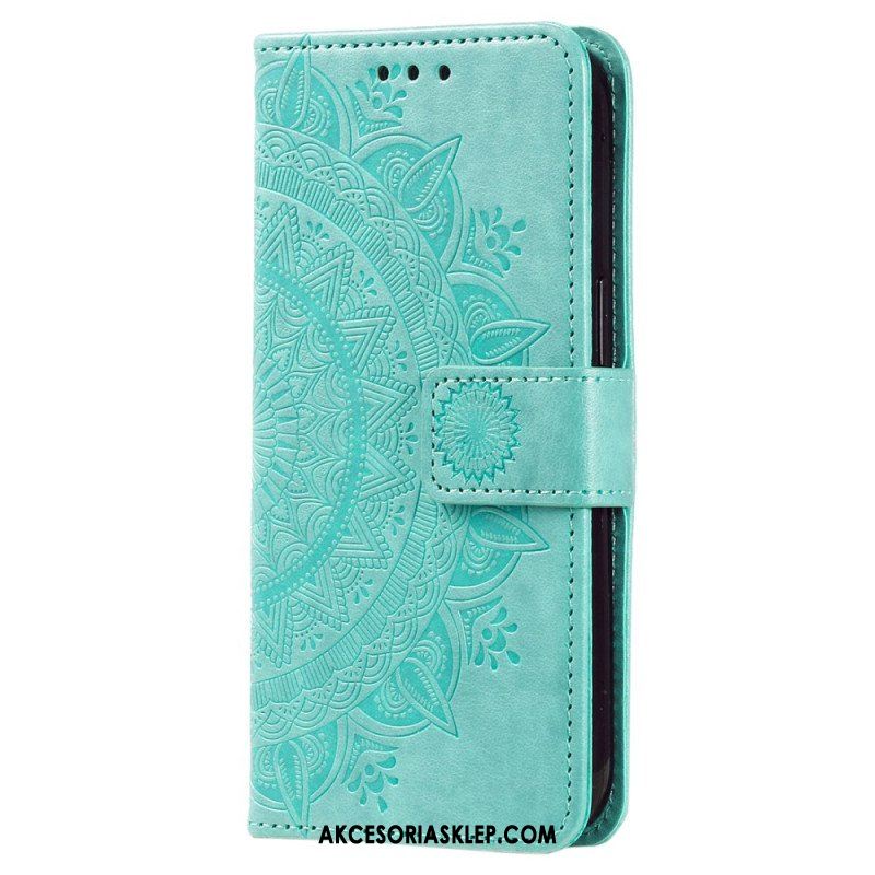 Etui Folio do Xiaomi Redmi Note 12 4G Mandala Sun Ze Smyczą