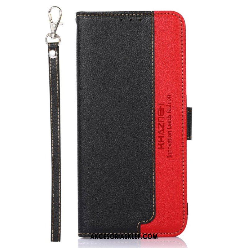 Etui Folio do Xiaomi Redmi Note 12 4G Rfid Khazneh W Stylu Liczi