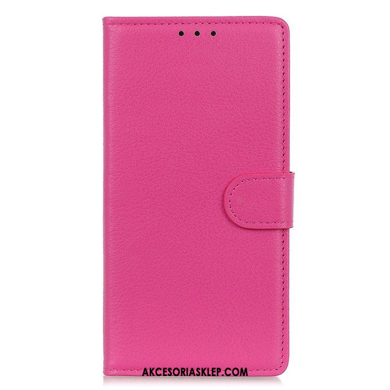 Etui Folio do Xiaomi Redmi Note 12 4G Tradycyjna Sztuczna Skóra