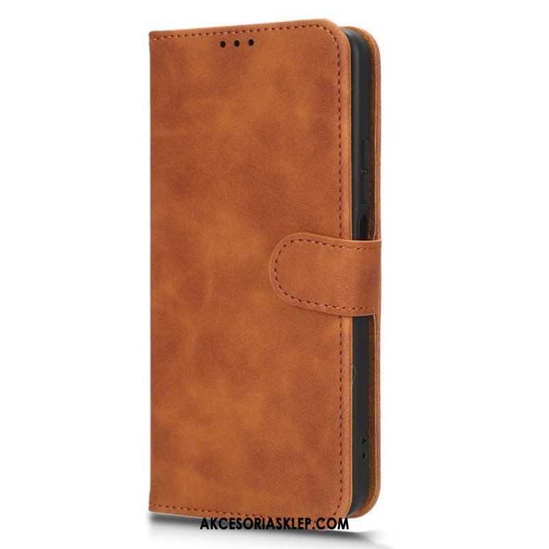 Etui Folio do Xiaomi Redmi Note 12 4G Zwykły Skórzany Styl