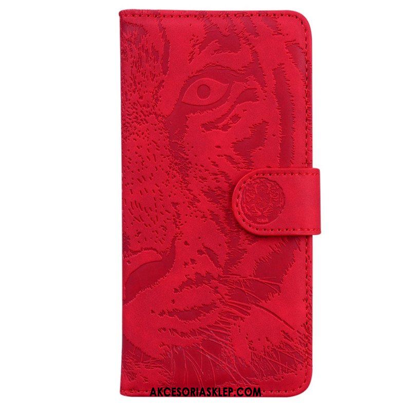 Etui Folio do Xiaomi Redmi Note 12 4G Ślad Tygrysa