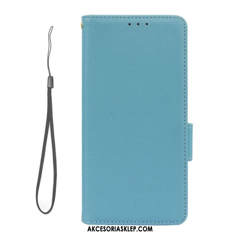 Etui Folio do Xiaomi Redmi Note 12 5G Bardzo Delikatny Styl Liczi