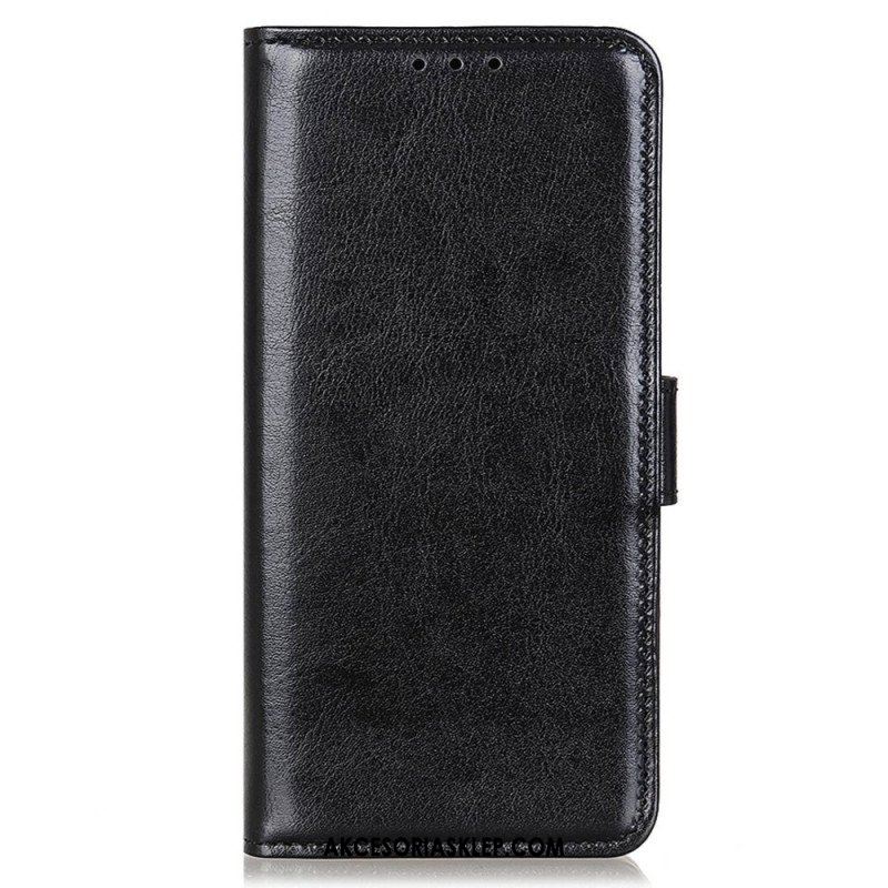 Etui Folio do Xiaomi Redmi Note 12 5G Sztuczna Skóra Lakierowana