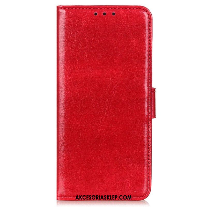 Etui Folio do Xiaomi Redmi Note 12 5G Sztuczna Skóra Lakierowana