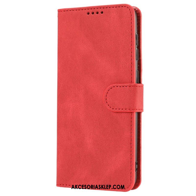 Etui Folio do Xiaomi Redmi Note 12 5G z Łańcuch Paski W Stylu Retro