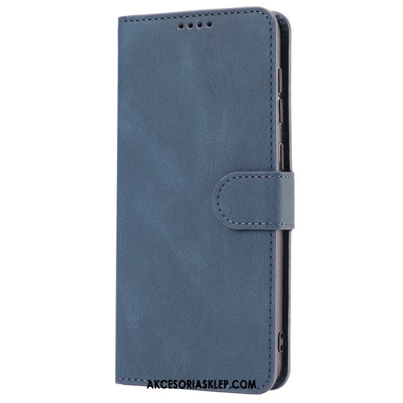 Etui Folio do Xiaomi Redmi Note 12 5G z Łańcuch Paski W Stylu Retro