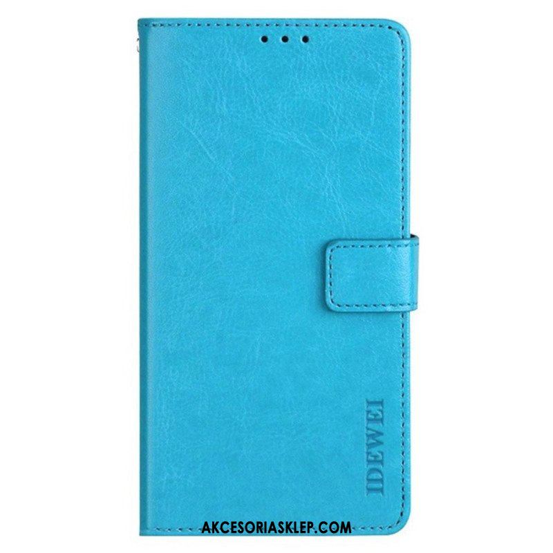 Etui Folio do Xiaomi Redmi Note 12 Pro Imitacja Skóry Idewei