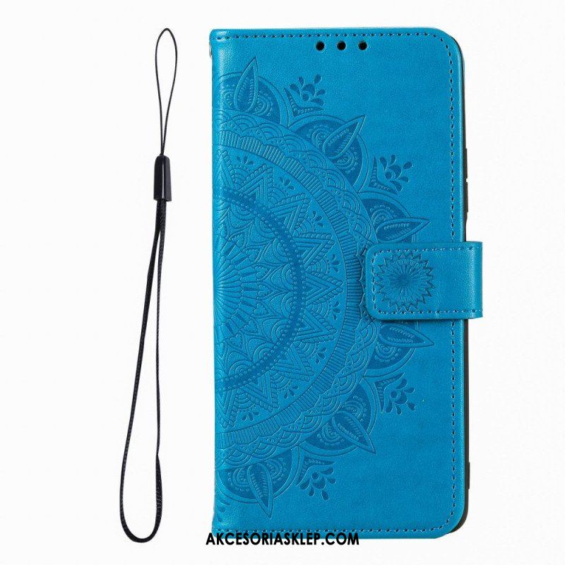 Etui Folio do Xiaomi Redmi Note 12 Pro Mandala Sun Ze Smyczą