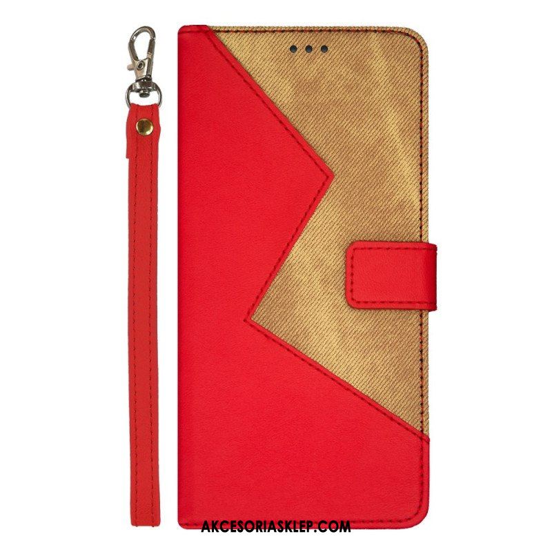 Etui Folio do Xiaomi Redmi Note 12 Pro Plus Dwukolorowy Idewei