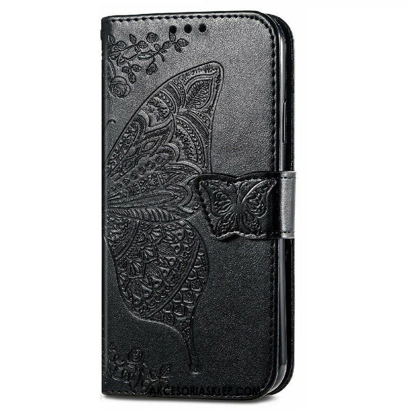 Etui Folio do iPhone 13 Mini Pół Motyle