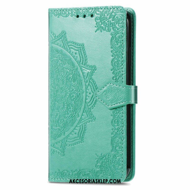 Etui Folio do iPhone 13 Mini Średniowiecze Mandali