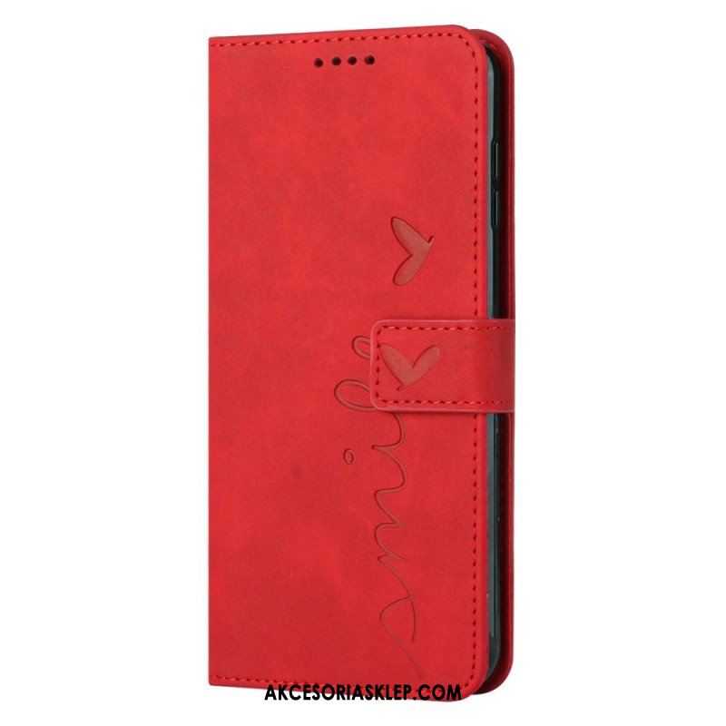 Etui Folio do iPhone 14 Uśmiech Ze Smyczą