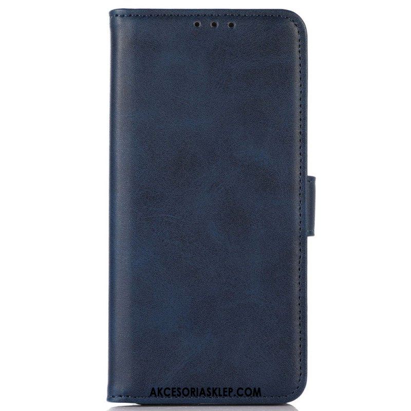 Etui Folio do iPhone 15 Plus Efekt Skóry