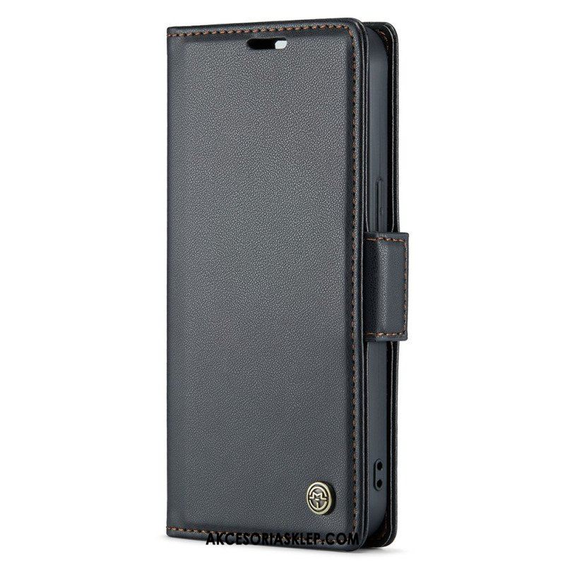 Etui Folio do iPhone 15 Plus Skórzany Styl Caseme