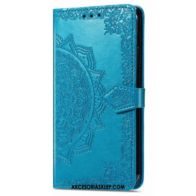 Etui Folio do iPhone 15 Pro Mandala Barokowa