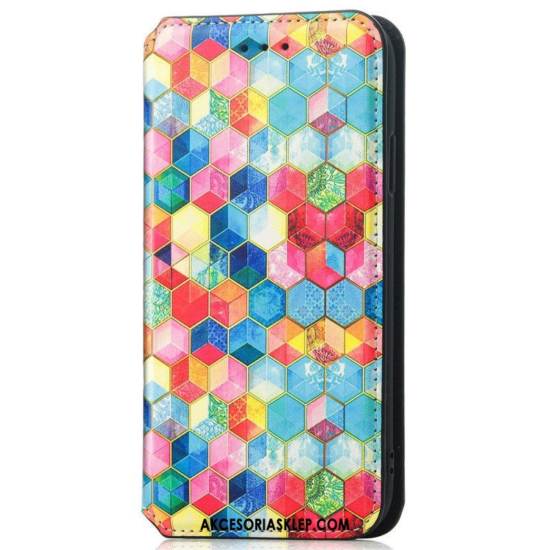 Etui Folio do iPhone 15 Pro Max Wykres Caseneo