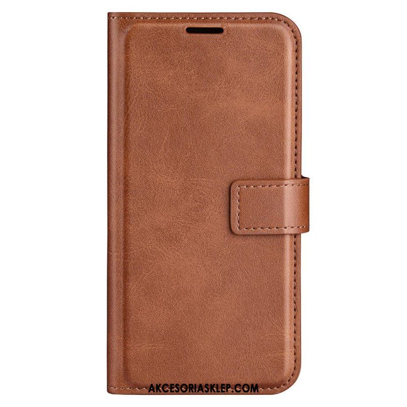 Etui Folio do iPhone 15 Styl Skórzany