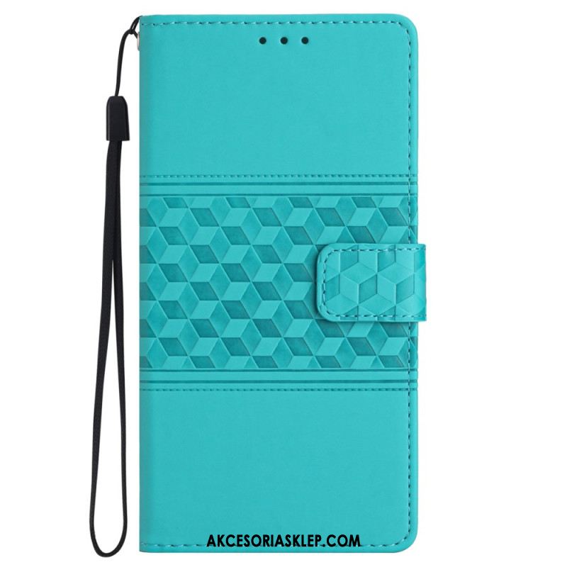 Etui Folio iPhone 16 Pro Fryz Z Paskiem